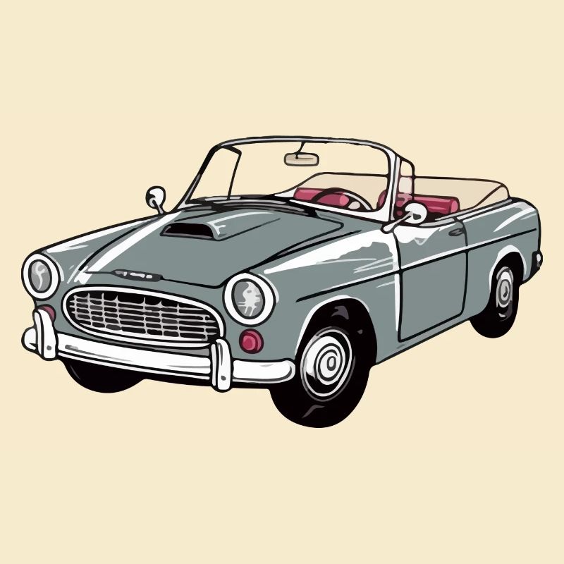 Graues Cabriolet
