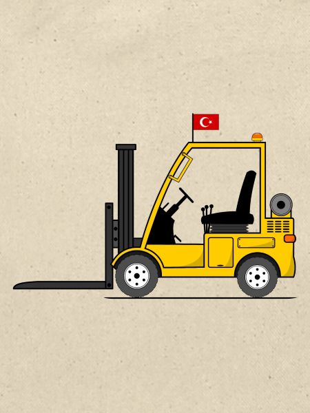 Stapler Türkei Flagge