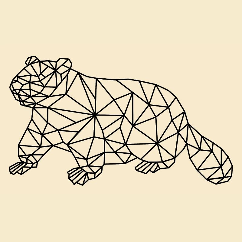 Beaver Meme Geometric
