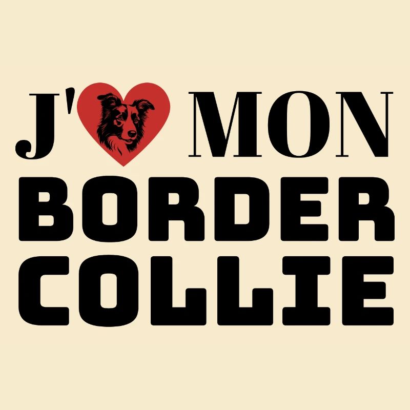 J aime mon border collie