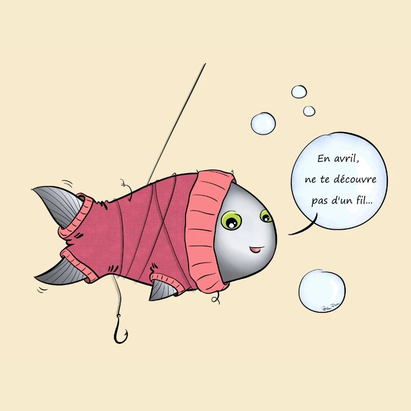 Poisson d'avril à col roulé