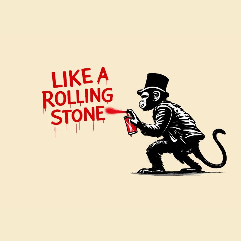 Wie ein Rolling Stone Monkey