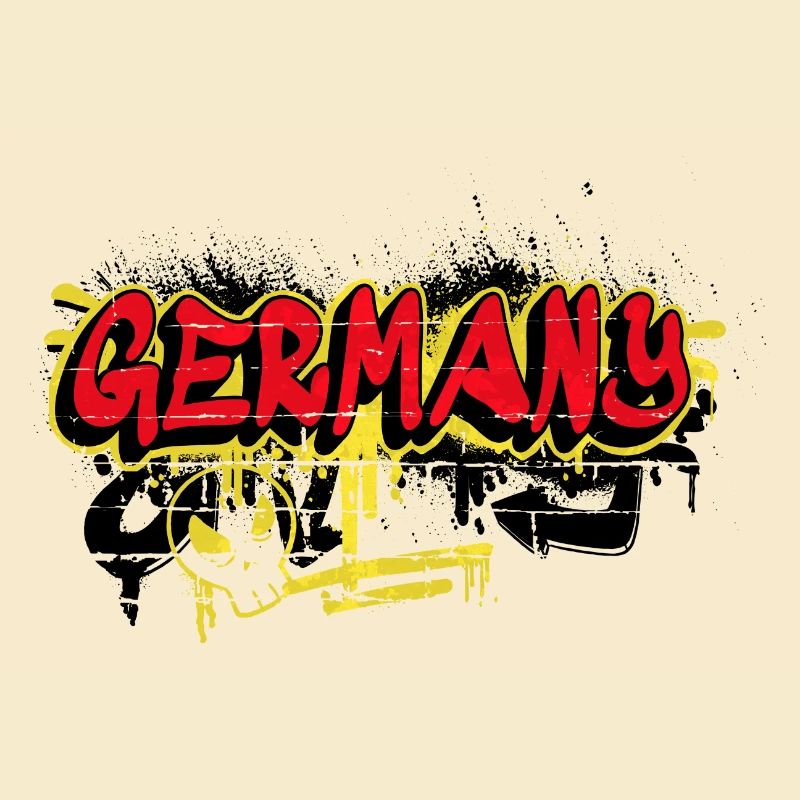 Germany Graffiti Flags Design
