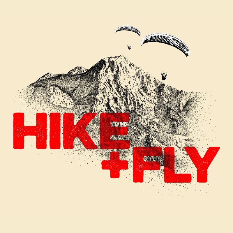 Hike & Fly Paragliding rot