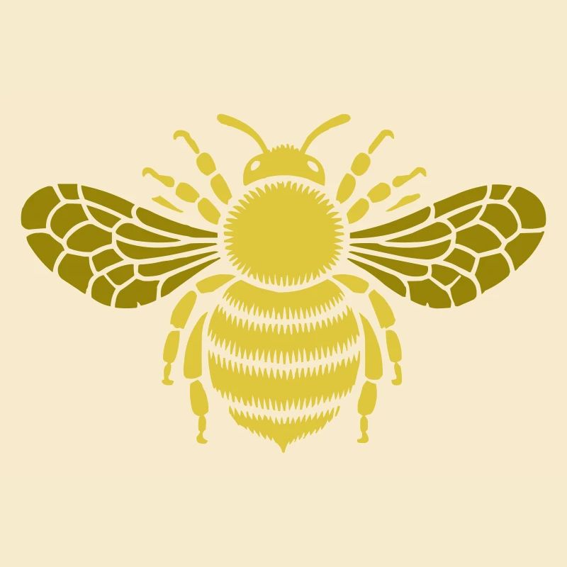 Golden Bee Pattern