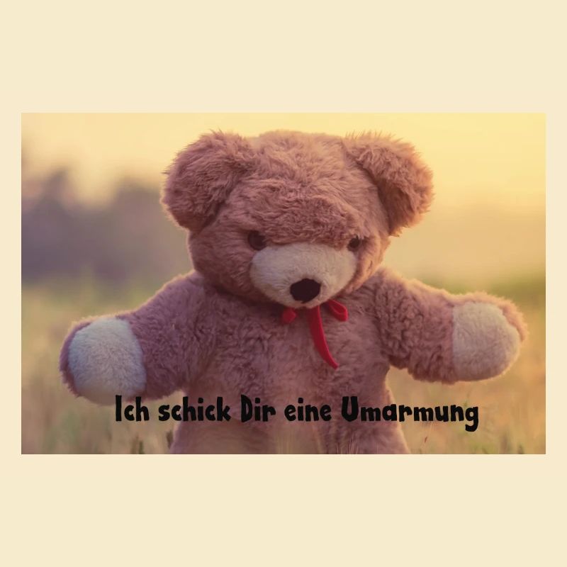 Teddy Bear Hug Print