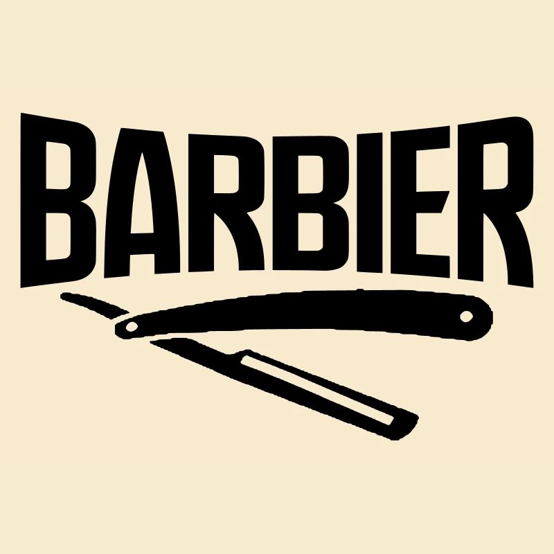 barbier barber viking bart beard frisör aufkleber