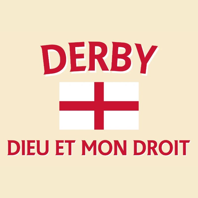 Conception du drapeau de l’Angleterre Derby