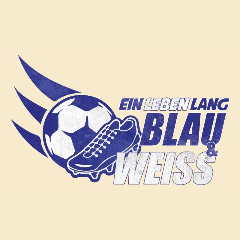Blau & Weiss ein Leben Lang Geschenkidee