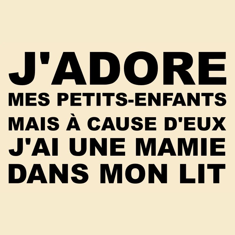 Mamie dans mon lit