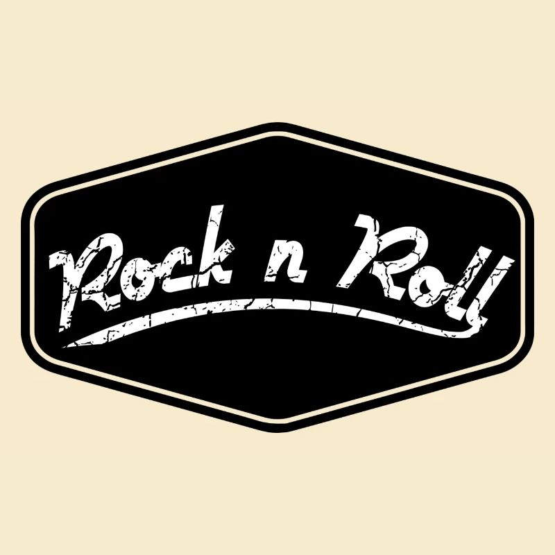 Rock n Roll Shield Shape