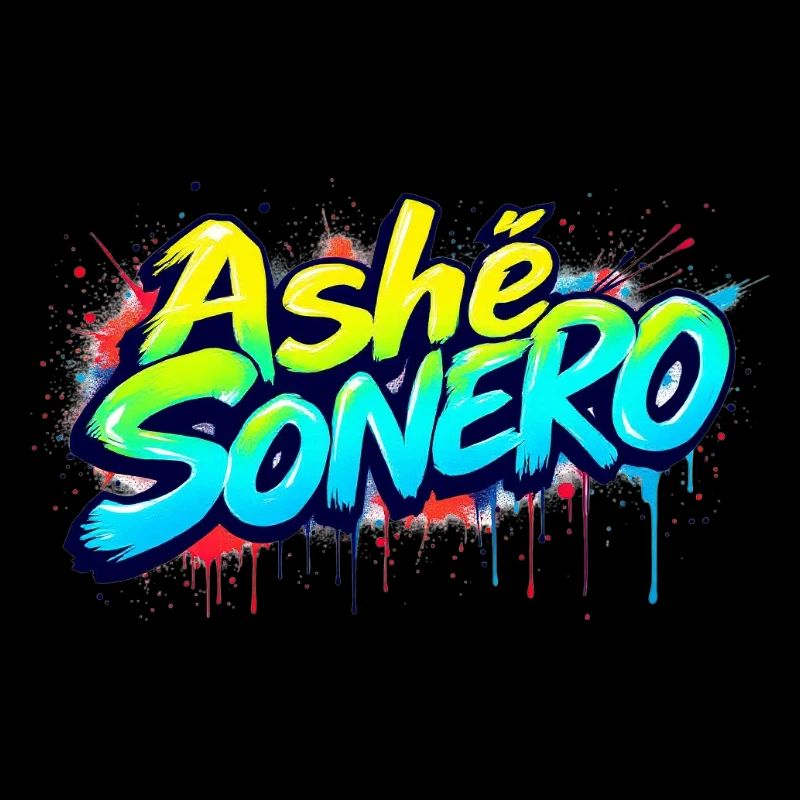 Ashe Sonero Graffiti Arc-en-ciel