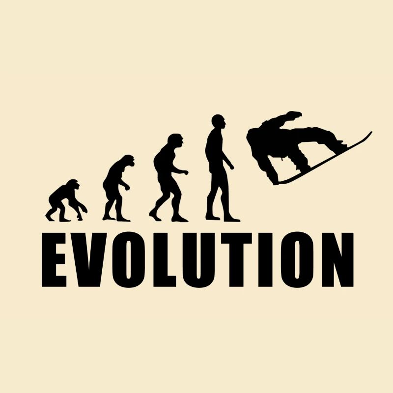 EVOLUTION SNOWBOARD Schnee Winter Geschenk
