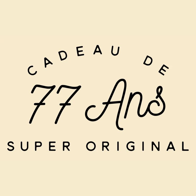 Cadeau 77 ans 