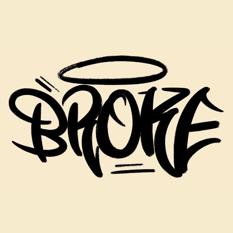 Broke Graffiti Design Style