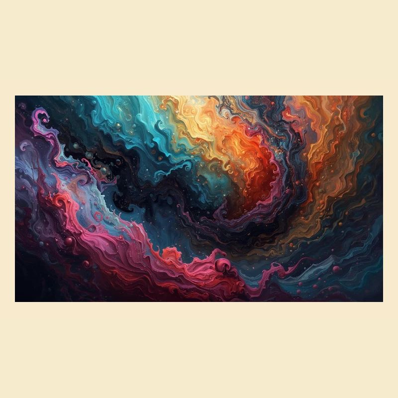 Tourbillon de couleurs, mer de brouillard