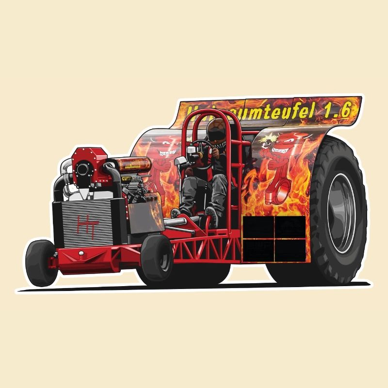 Tractor Pulling // Illustration
