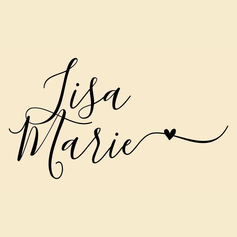Lisa-Marie Last name First name Decorative