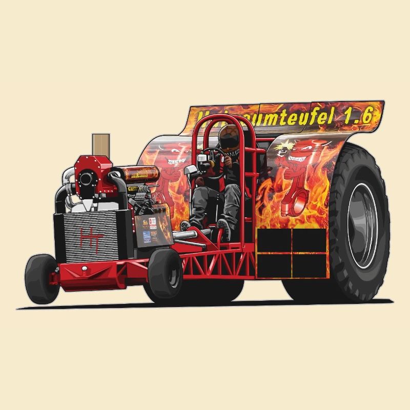 Tractor Pulling // Illustration
