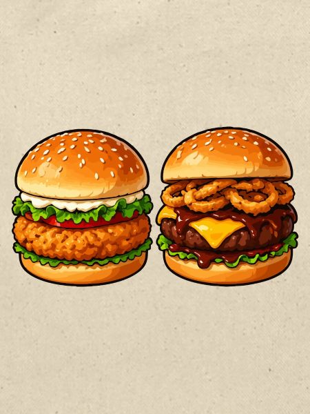 Burger Duett Käse & Knusper