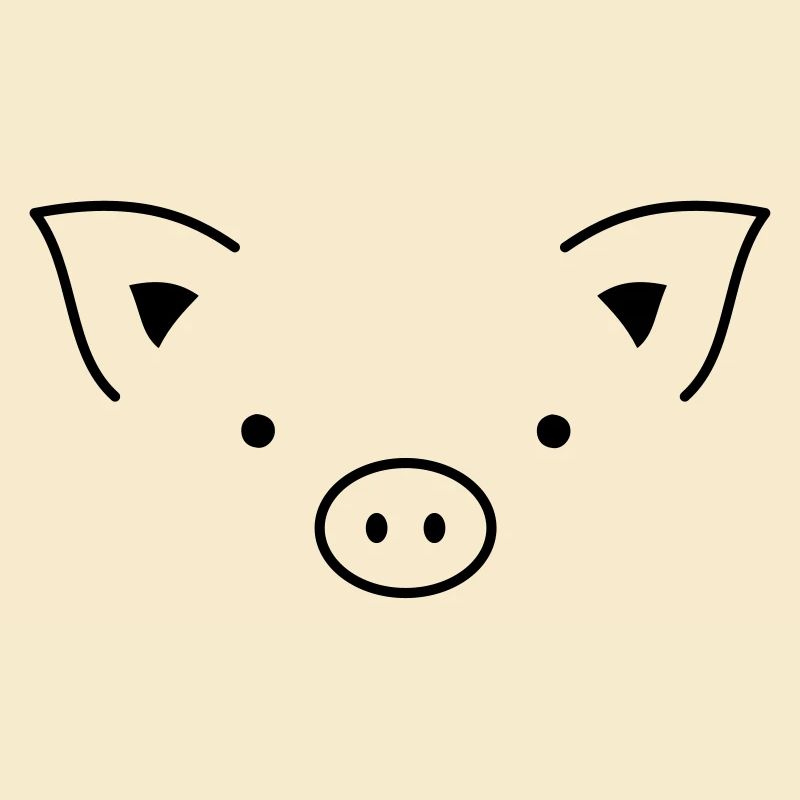 Pig sow piglets