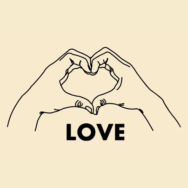 Handgeste Herz LIEBE