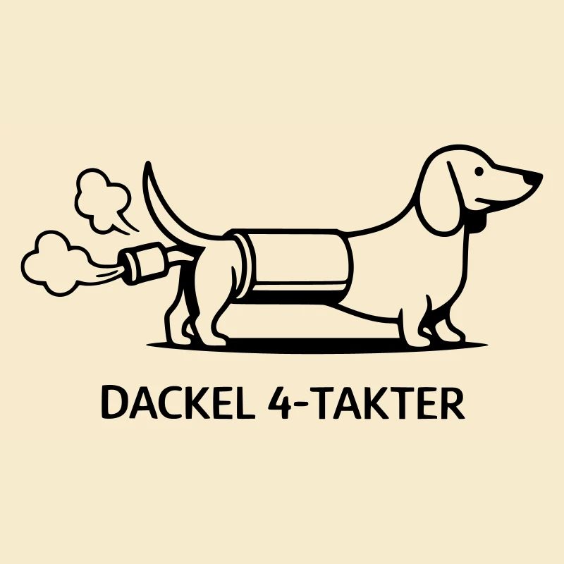 dackel viertakter gassi