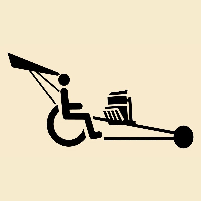 Bild eines Rollstuhls mit V8-Motor #