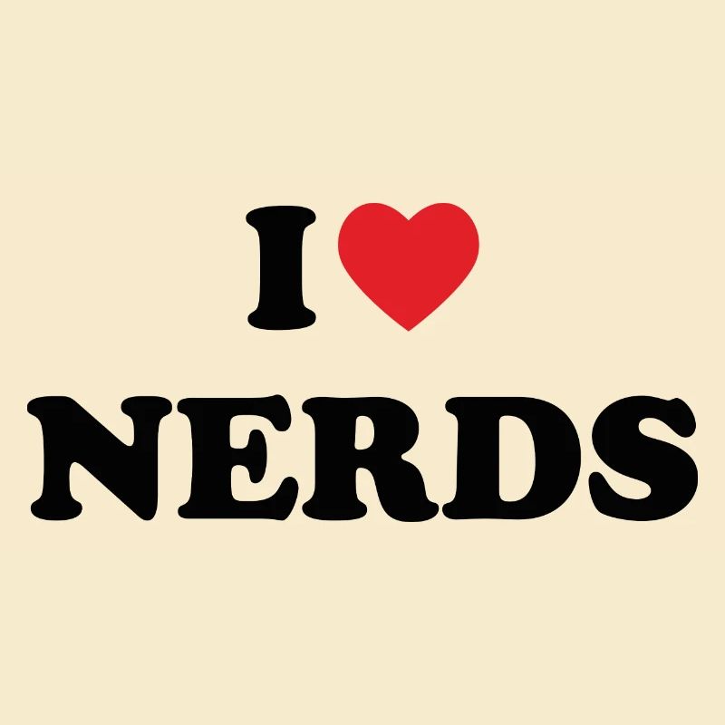 « J’adore les nerds » // Designs tendance