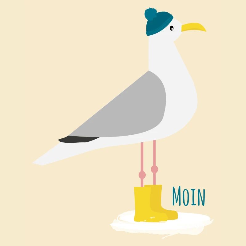 Möwe Bommelmütze MOIN