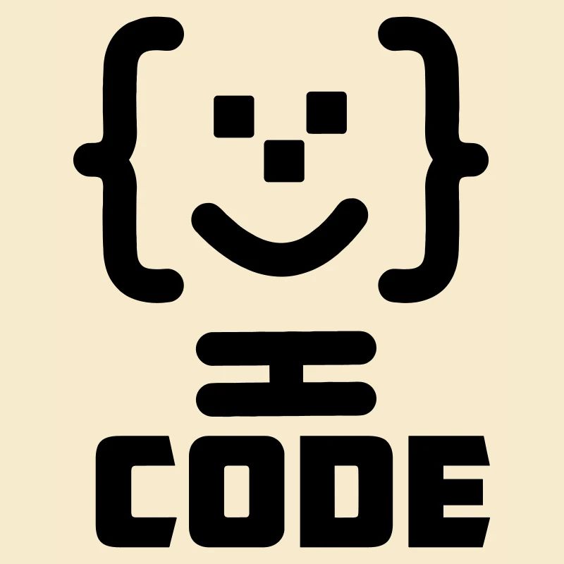 Hauptprogrammierer-Code-Logo mit Text CODE