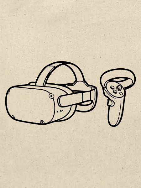 VR Brille Controller Grafik