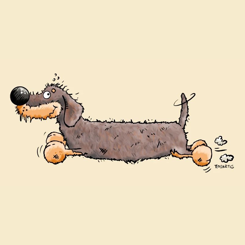 Running Dachshund