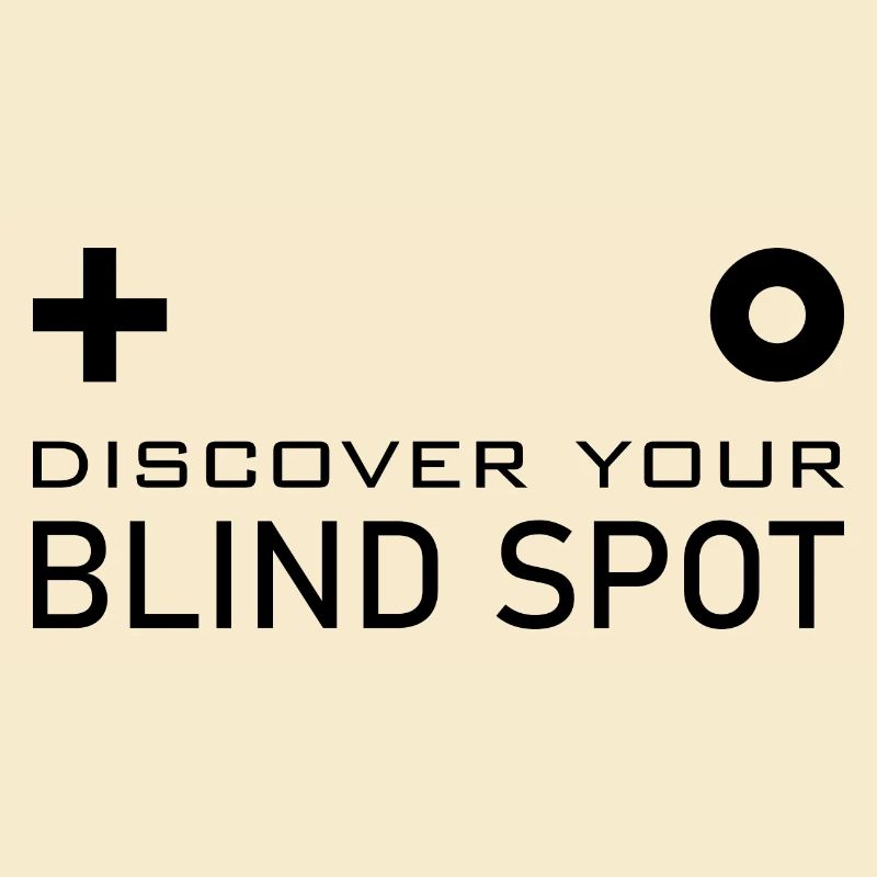 Blind spot brain test
