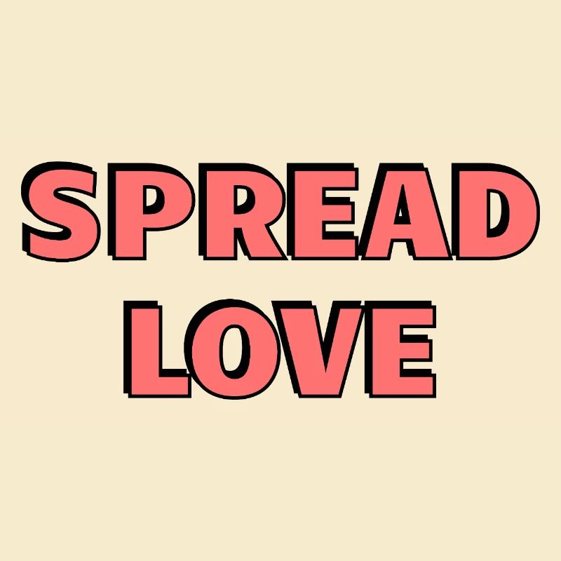Diffusez l’amour : Typographie rose audacieuse