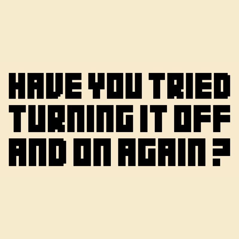 Turning It Off – Nerdiges Computer Statemen