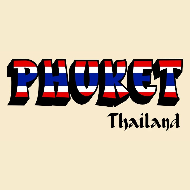 Design du drapeau de la Thaïlande à Phuket