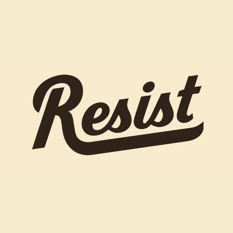 Résistez à la déclaration courageuse de lettres