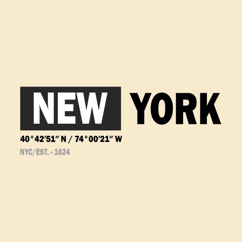 NEW YORK - Coordinates