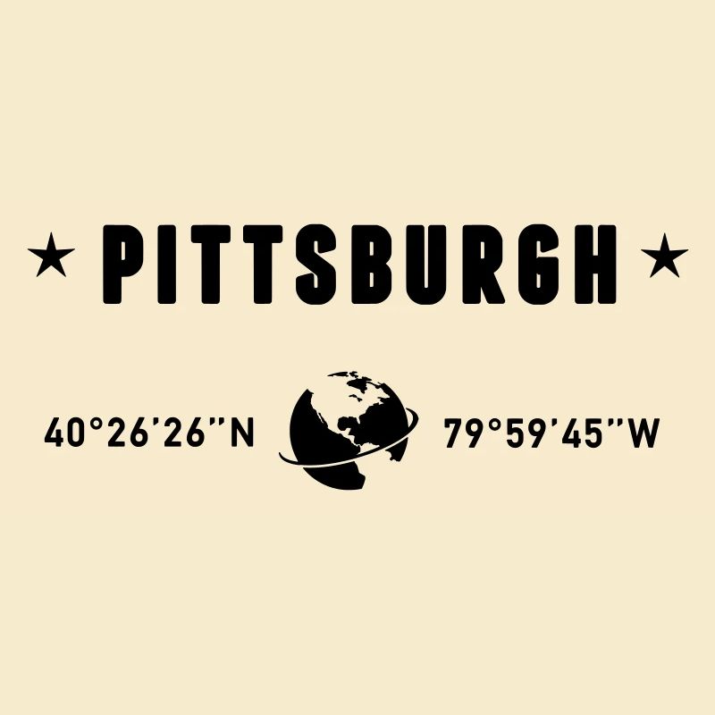 Pittsburgh Pennsylvania Coordinates Gps Globe
