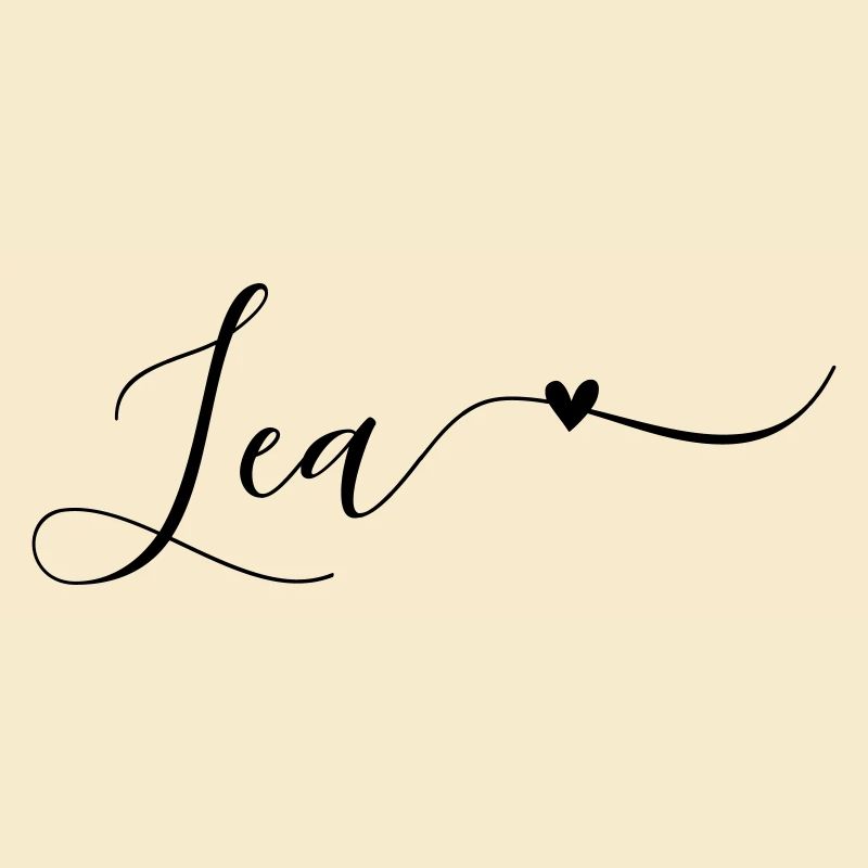 Lea Name First Name Decorative