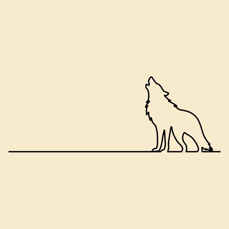 Wolf Outline