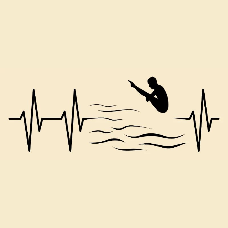 Pulse Diving Diver Cliff Jumping Heartbeat
