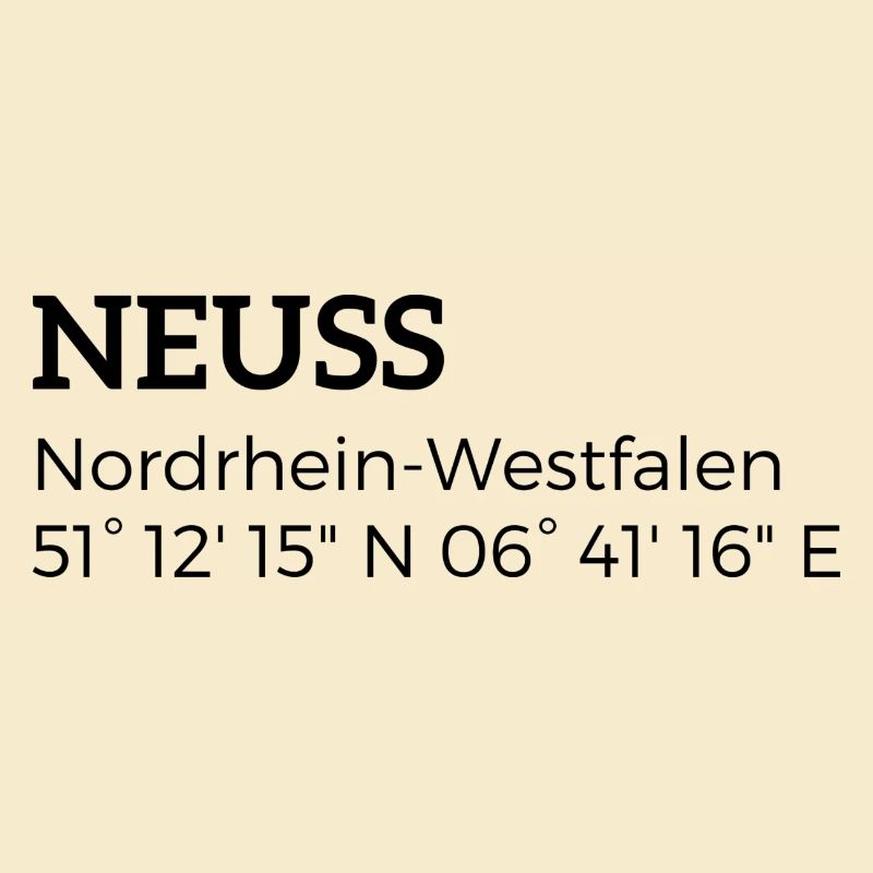 Neuss, North Rhine-Westphalia coordinates
