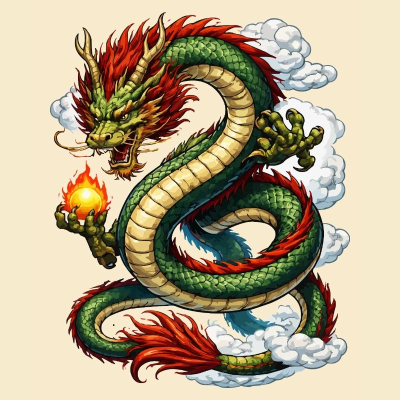 Drache Comic