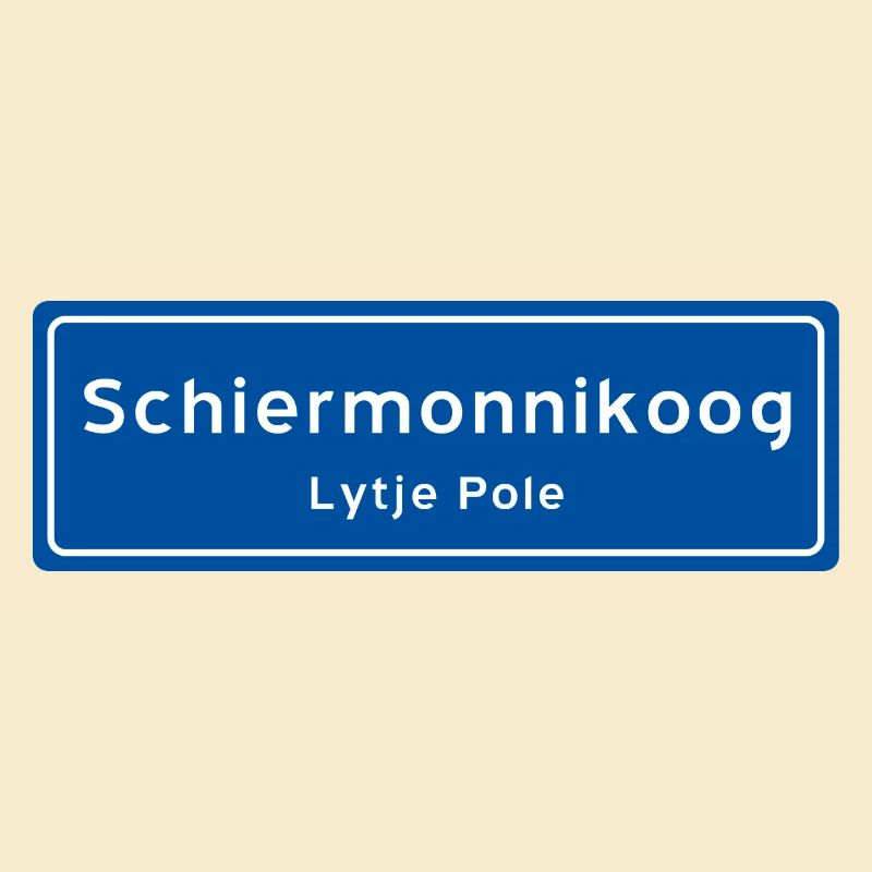 Panneau de nom de lieu Schiermonnikoog