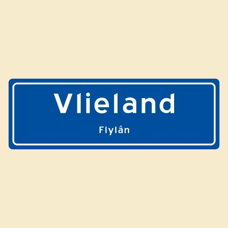 Panneau de nom de lieu Vlieland