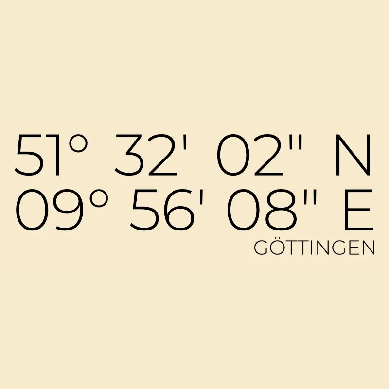 Coordinates Göttingen