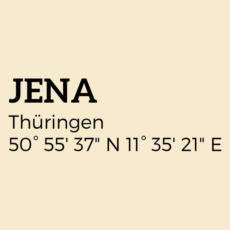 Jena, Thuringia coordinates