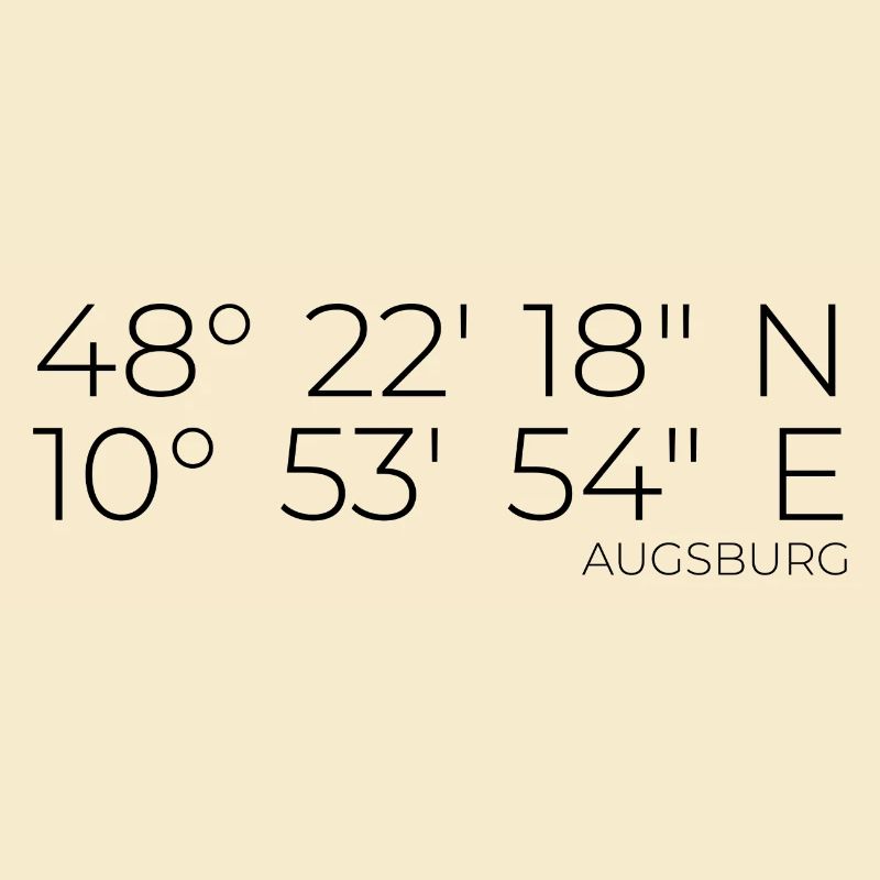 Coordinates Augsburg